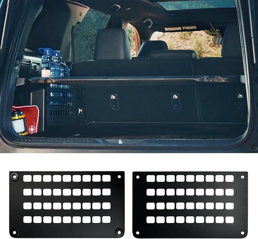 Vvwmluui Metal MOLLE Panel for 2026 Honda Passport, Functional Trunk Organizer Storage Panel with Mounting Hardware, Black...