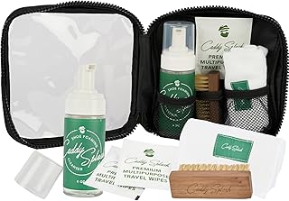 Caddy Splash Complete Golf Shoe Cleaning Kit - 4oz Foaming Cleanser, Durable & Safe Shoe Brush, Premium Microfiber Towel &...