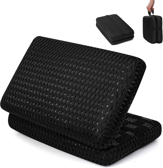 AnyForce Foldable Travel Seat Cushion- Lightweight Comfort Airplane Seat Cushion for Long Flights, Camping, Bleachers,Hom...