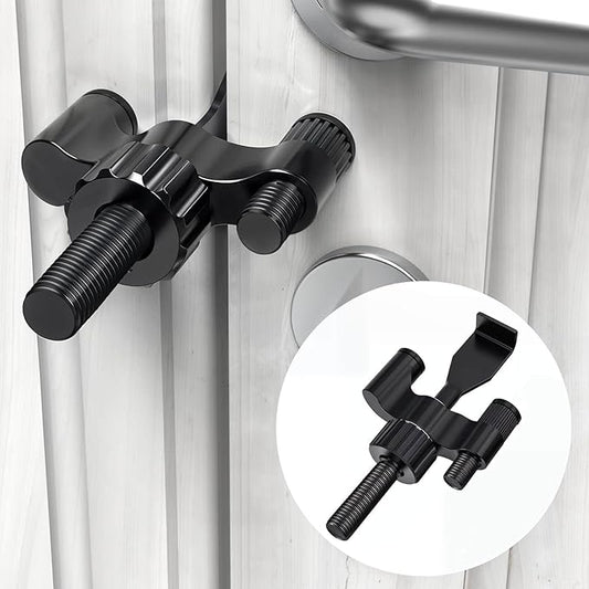 Portable Door Lock Heavy-Duty Home Security Door Lock Travel Lockdown Locks for Additional Safety and Privacy Hotel Door L...