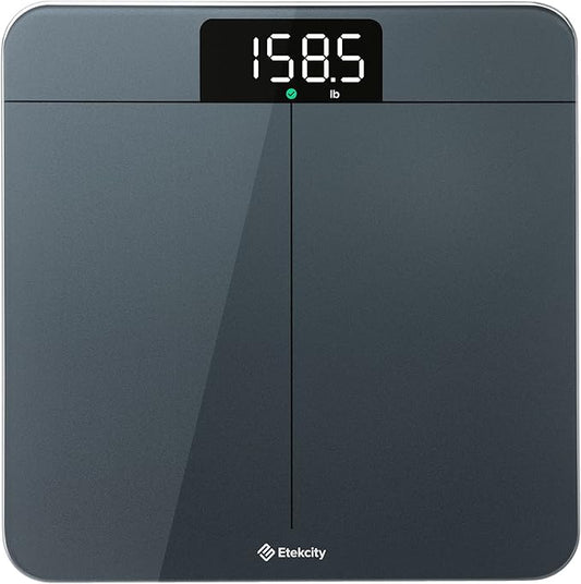 Etekcity Scale for Body Weight, Digital Bathroom Scales for People, Most Accurate to 0.05lb, Bright LED Display & Large Cl...