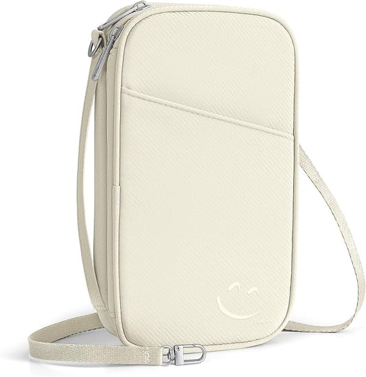 Travelkin Passport Holder for Travel, RFID Passport Wallet for Men and Women, 2-in-1 Anti-Theft Travel Organizer for Credi...