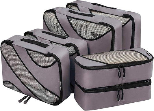 BAGAIL 6 Set Packing Cubes,Travel Luggage Packing Organizers