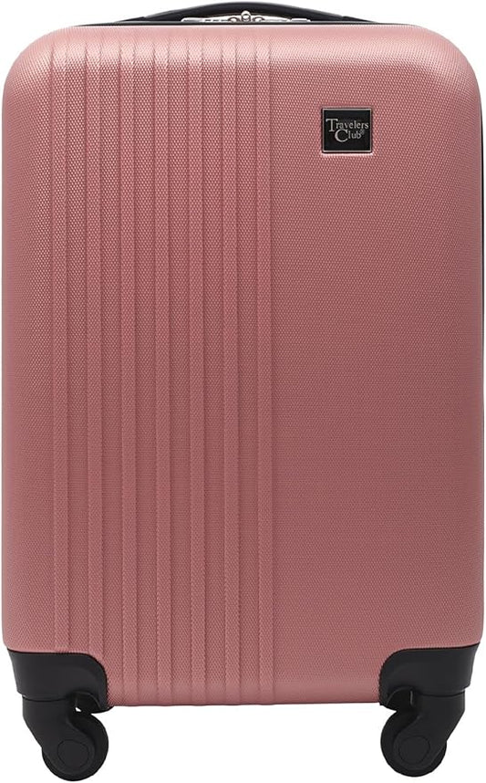 Travelers Club Cosmo Luggage, Rose Gold - 20 Inch, 20-Inch
