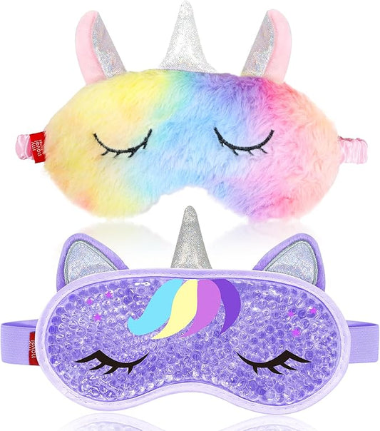 my novel things Cooling Eye Mask and Sleep Mask Cover Rainbow Birthday Cute Gifts Teens Women, Cold Warm Compress for Dry ...