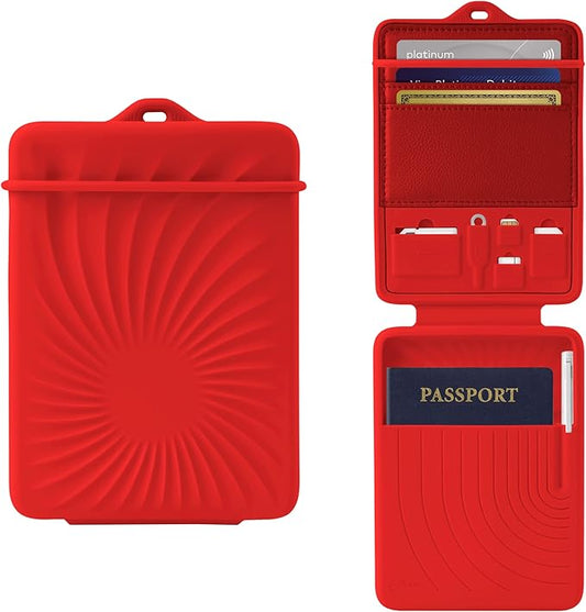 BONE Passport holder, Passport and Vaccine Card Holder Combo, Passport cover, Passport holder with vaccine card slot, Pass...