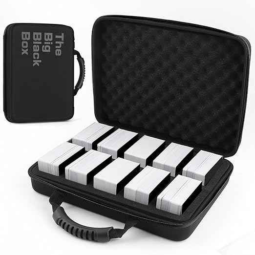 1200-2200 Card Game Case for Cards Against Humanity Game,Collectible Trading Card Storage Holder Compatible for Pokemon Ca...
