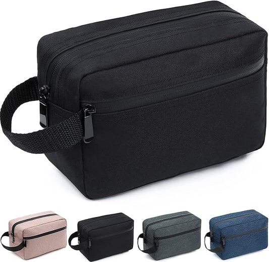 Travel Toiletry Bag for Women and Men, Water-resistant Shaving Bag for Toiletries Accessories, Foldable Storage Bags with ...