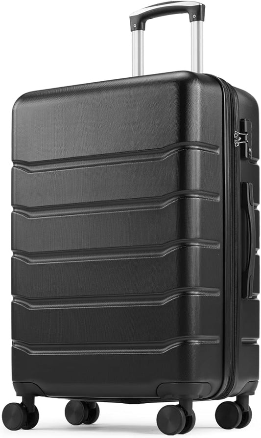 Sweetcrispy Carry on Luggage, Hard Shell ABS Suitcase with Double Spinner Wheels, Lightweight Expandable Rolling Suit Case...
