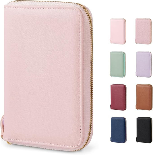 CoBak Passport Holder Cover with Safe Zipper Closure, Premium Passport Wallet for Travel, RFID Blocking Card Case, Waterpr...