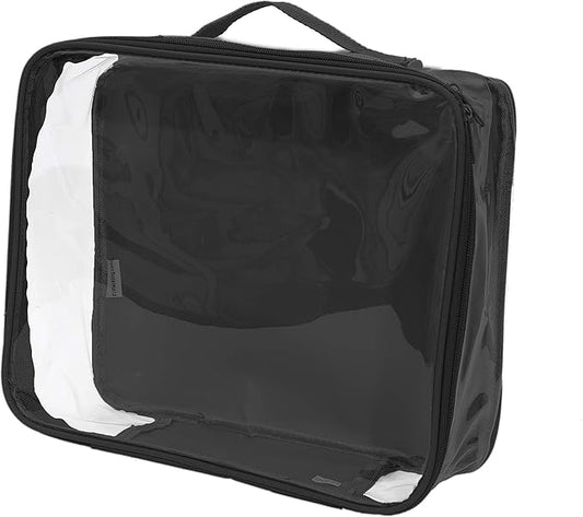 Medium Clear Travel Packing Cube/See-Through Clothes Organizer for Carry on & Checked Suitcase, RV or Camping/Transparent ...