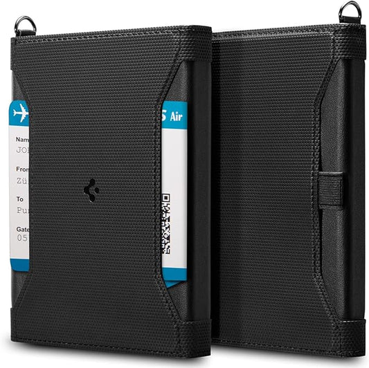 Spigen Life for Passport Card Cover Holder with RFID Blocking Technology Wallet Travel Documents Organizer Protector Acces...