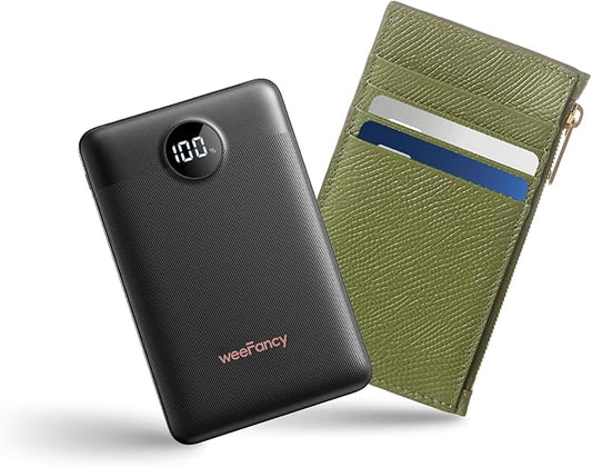 Small Portable Charger 10000mAh, Mini Power Bank with LED Display, 22.5W Fast Charging USB-C Battery Pack, Compact Travel ...