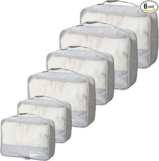 Packing Cubes Set Travel Luggage Organizers Suitcase Lightweight Accessories