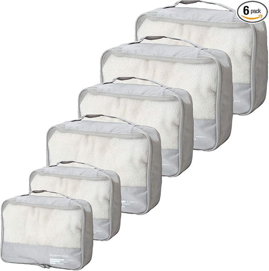 Packing Cubes Set Travel Luggage Organizers Suitcase Lightweight Accessories