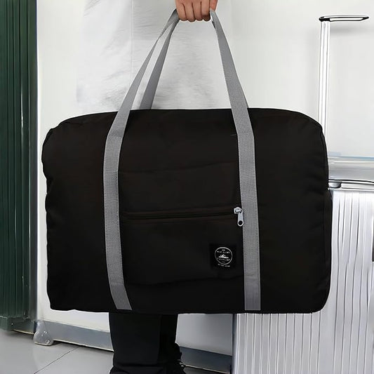 Travel Duffle Storage Bag, Portable Lightweight Large Capacity Luggage Shoulder Bag, Foldable Luggage Bag, Outdoor Supplie...