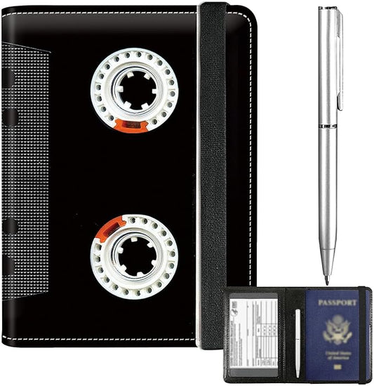 BFDHGQZC Passport and Vaccine Card Holder Cover Combo Passport Holder for Travel PU Leather RFID-blocking Vaccine Card Slo...