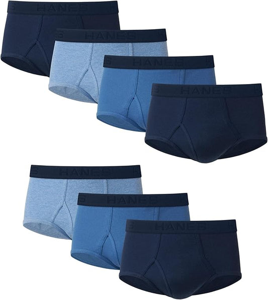 Hanes Men's Underwear Briefs Pack, 7-Pack, Moisture-Wicking Underwear for Men, Everyday Briefs