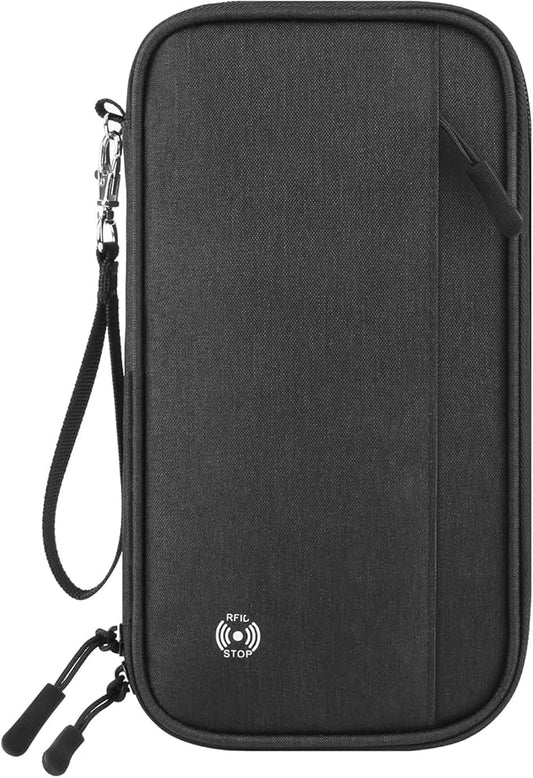 Passport Holder Family, RFID Blocking Travel Wallet Women Men, Travel Document Organizer Premium Wallets Passport Holders ...