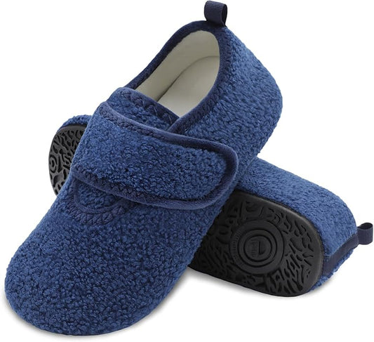 BARERUN Women Slippers Adjustable Wide Diabetic House Slippers for Women Soft-Lightweight House Shoes with Rubber Sole Ind...