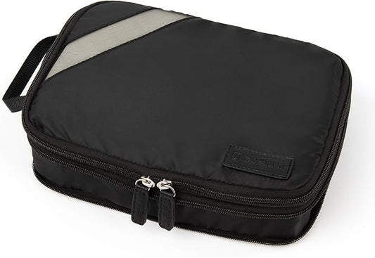 Travelpro Essentials-Expandable Packing Cubes, Black, Medium