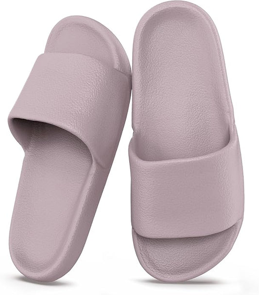 Kattmas Shower Shoes for Women & Men - Non-Slip House Slippers - Cloud Comfort Slides - Quick-Dry, Arch Support - Perfect ...