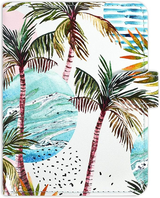 ACdream Passport and Vaccine Card Holder Combo, Cover Case with CDC Vaccination Card Slot, Leather Travel Documents Organi...