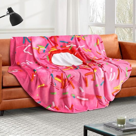 Cute Throw Blanket Soft Blanket Flannel All-Season Couch Cozy Travel Blankets and Throws, Warm Plush Blanket for Daughter ...