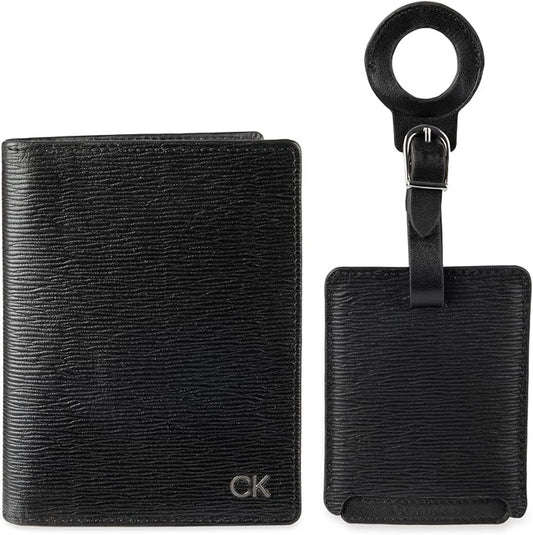Calvin Klein Men's Wallet Sets-Minimalist Bifold and Card Cases
