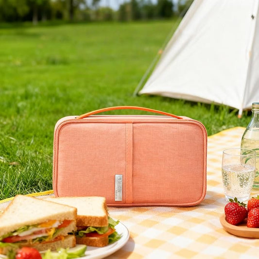 Travel Document Organizer with RFID, Family Passport Holder, Wallet for Women & Men, Portable & Waterproof Case for Cards,...