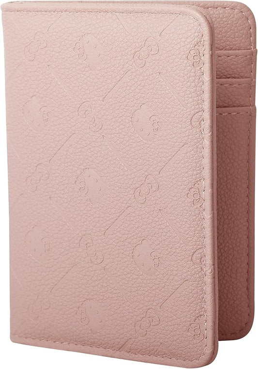 Hello Kitty Passport Holder for Travel Women Official License, Blush Pink Passport Cover, Sanrio Gifts