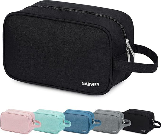 Narwey Travel Toiletry Bag for Women Traveling Dopp Kit Men Travel Bag for Toiletries Cosmetic Bag Makeup Bag Medicine Bag...