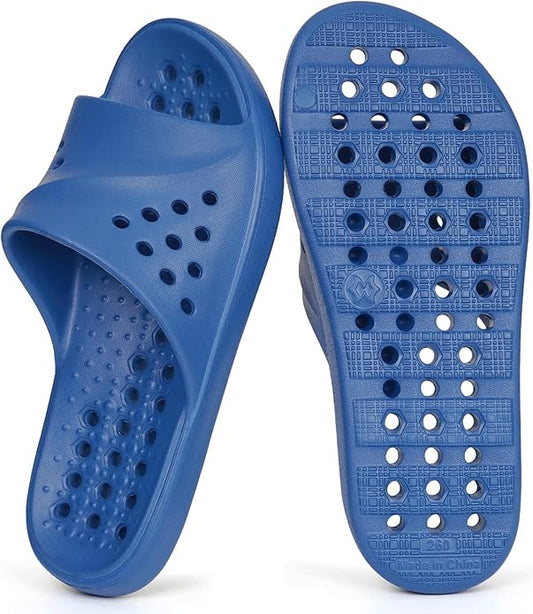 KUKTO Shower Shoes for Womens Mens Massage Pool Slides with Arch Support Quick Drying Beach Sandals Non Slip Summer Bathro...