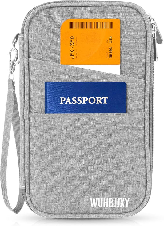 Passport Holder Family, Women Rfid BlockingWallet, Travel Essentials Premium Wallets, Waterproof Passport Holders Bag for ...