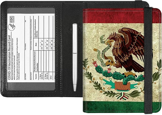Rossy Passport and Vaccine Card Holder Combo,Passport Holder with CDC Vaccination Card Slot RFID Blocking Wallet Travel Do...
