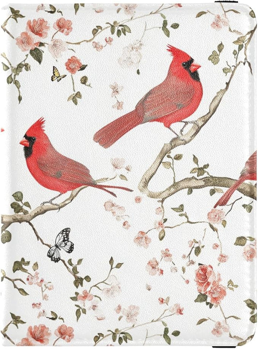 Cute Northern Birds Passport and Vaccine Card Holder Combo Passport Case Travel Documents Wallet Passport Holder Combo wit...