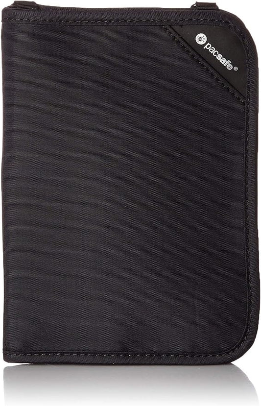Pacsafe Rfidsafe V150 Anti-theft Blocking Compact Passport Wallet, Black