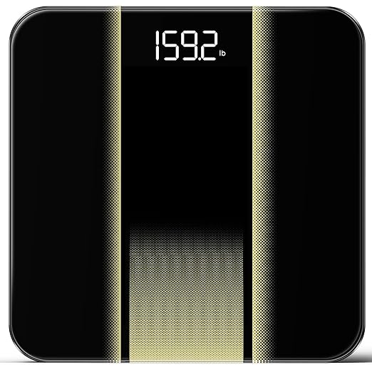 RunStar Digital Bathroom Scale for Body Weight, 400lb, with High Precision, Clear LED Backlight Display, Accurate Scale wi...