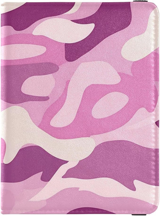 Lavender Purple Leather Passport and Vaccine Card Holder Combo Travel Passport Wallet With Vaccination Card Slot Passport ...