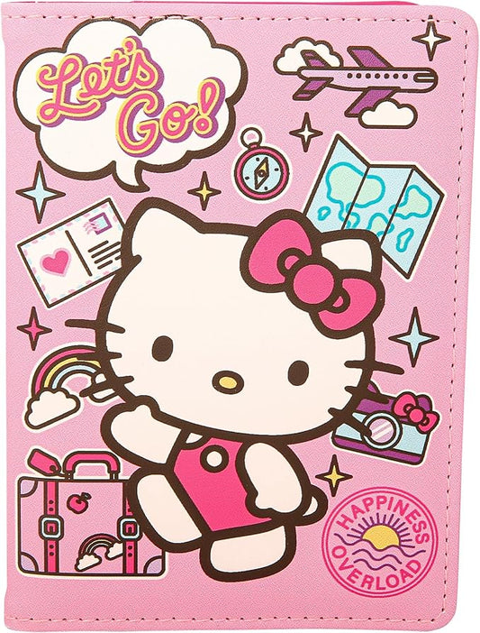 Hello Kitty Passport Holder for Travel Official License, Cute Passport Cover, Sanrio Gifts
