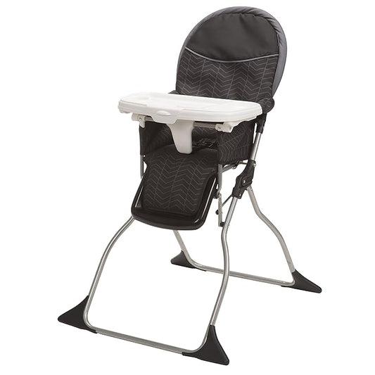 Cosco Kids Highchair for Baby, Simple Foldable High Chair, Convenient, Lightweight, and Compact Design, Black Arrows