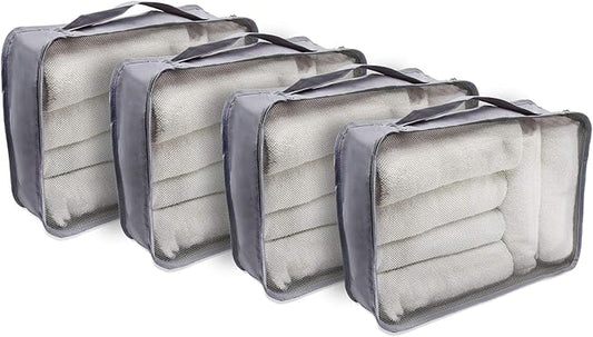 Rolling Nomad 4 Set Packing Cubes for Suitcases, Travel, Camping