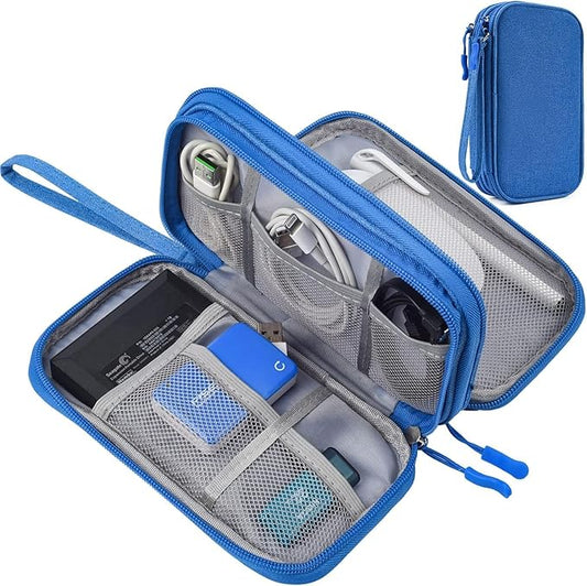 CAOODKDK Electronics Accessories Organizer Pouch, Electronic Organizer Travel Case Cable Organizer for Cable, Charger, SD ...