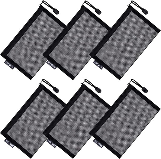 JOINDO 6 Pcs Small Makeup Bag for Purse, Mesh Cosmetic Bags, Portable Mesh Zipper Pouch Toiletry Bag Organizing Pouches fo...