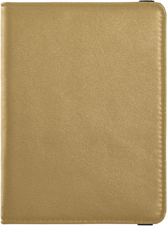 Art Deco Gold Leather Passport and Vaccine Card Wallet Combo Travel Passport Wallet Passport Holder Combo with Vaccine Car...