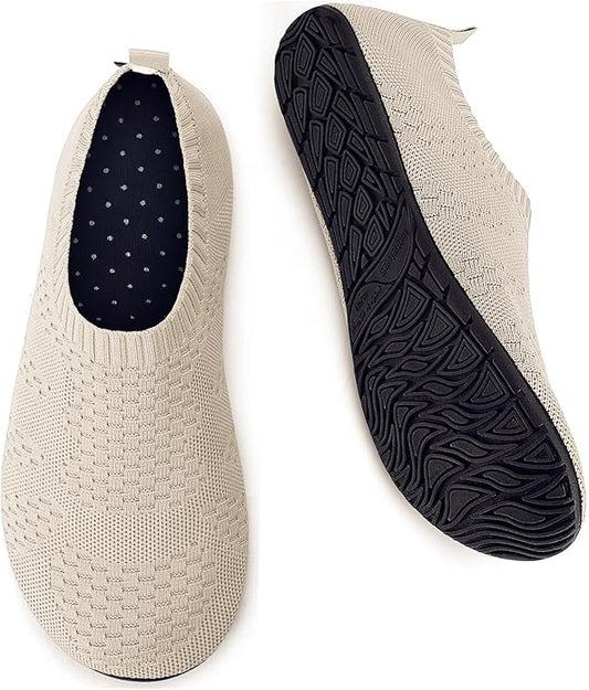 WateLves Barefoot Water Shoes for Women Men Travel Slippers Socks House Shoes Quick-Dry Aqua Socks for Beach Swim Pilates ...