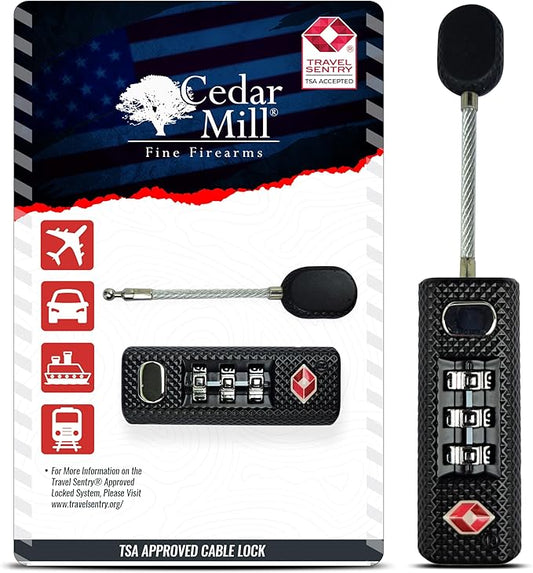 TSA Approved Travel Locks for Luggage, Gym Locker & Guncase - Heavy Duty for Outdoor Tent, Zippered Backpacks Secure Trave...