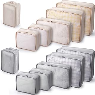 Shappy 12 Set Packing Cubes Luggage Organizer Bags Travel Luggage Suitcases Organizers Luggage Cubes with Shoe Bag