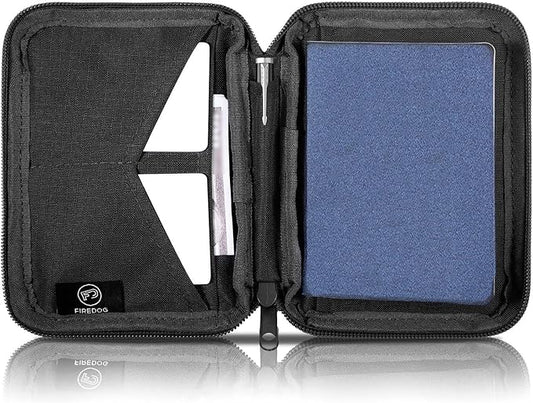 FIREDOG Passport Holder & Travel Wallet with RFID Blocking - Premium Document Organizer Case for Men and Women - Multiple ...