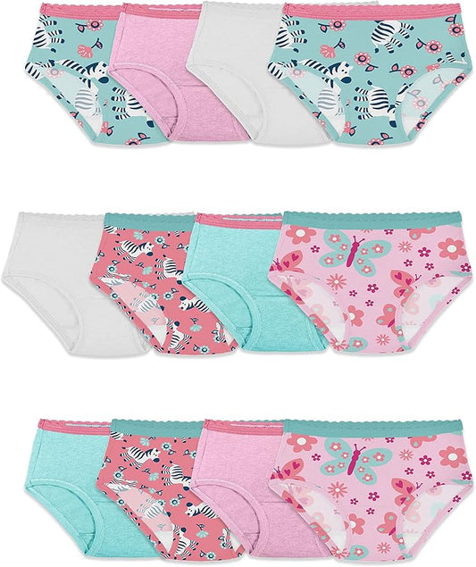 Fruit of the Loom Toddler Girls' Toddler Girls' Tag-free Cotton Underwear
